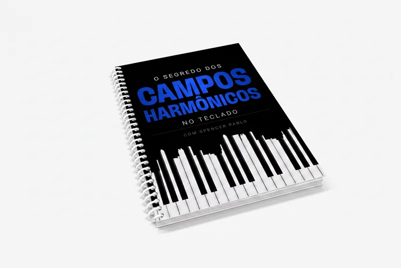 Capa de O Segredo dos Campos Harmônicos no Teclado