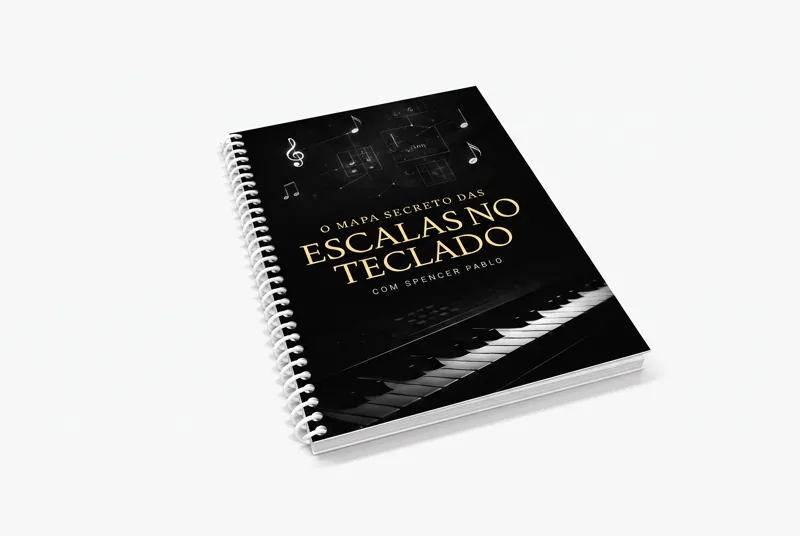 Capa de O Mapa Secreto das Escalas no Teclado